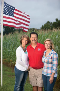 Kathi (left), James and Bethani Cooley work together to make their farm-related businesses successful.