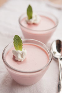 Strawberry-Buttermilk Pudding