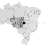 Map of the Mato Gosso region in Brazil